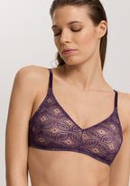 Ruby Geometric Lace Soft Cup Bra | Amethyst 70852-2431