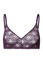 Ruby Geometric Lace Soft Cup Bra | Amethyst 70852-2431