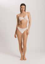 Ruby Geometric Lace Underwire Bra | Misty White 70853-2123
