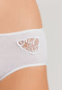 Belina Embroidered Cotton Full Brief | White 70877-101