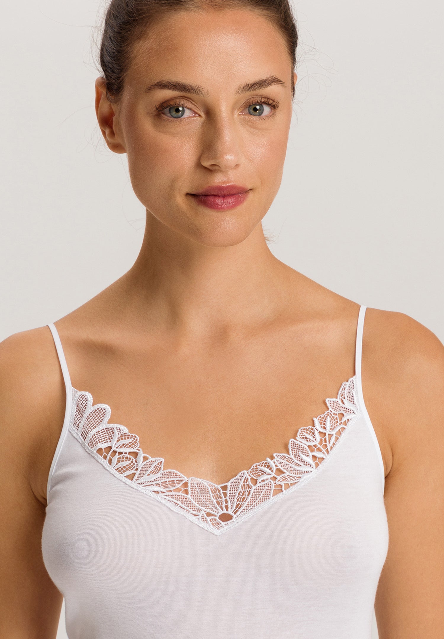 Belina Cotton V-Neck Camisole | White 70878-101