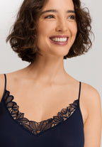 Belina Cotton V-Neck Camisole | Deep Navy 70878-1610