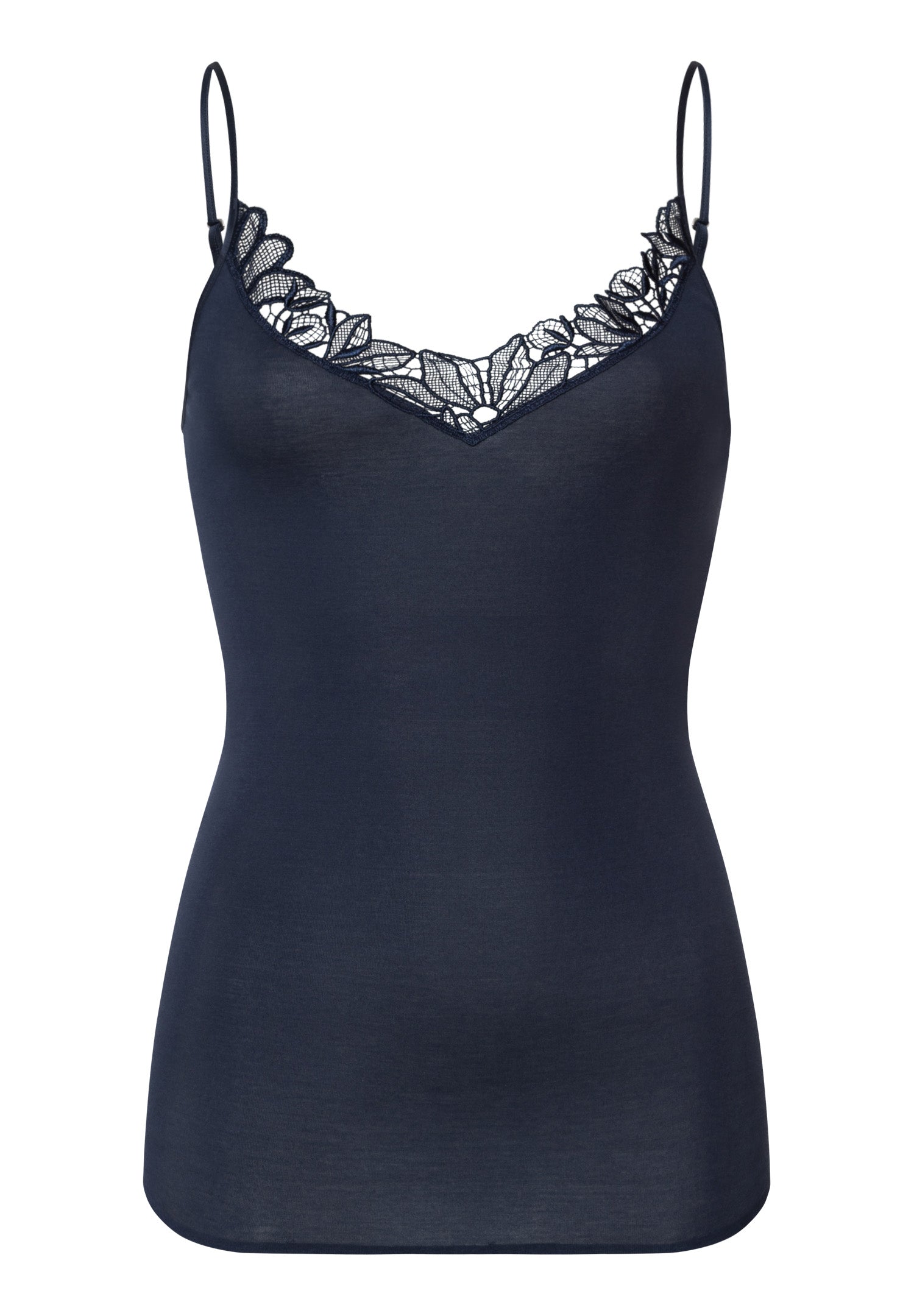 Belina Cotton V-Neck Camisole | Deep Navy 70878-1610