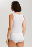 Belina Cotton Round Neck Tank Top | White 70879-101