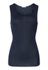 Belina Cotton Round Neck Tank Top | Deep Navy 70879-1610