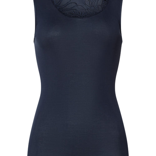 Belina Cotton Round Neck Tank Top | Deep Navy 70879-1610