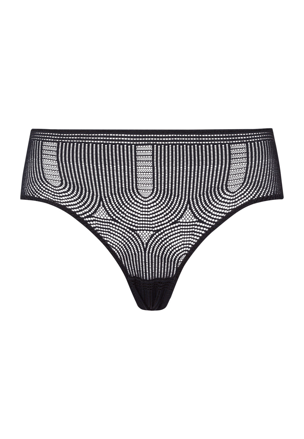 Martha Lace Hi-Cut Brief | Black 70884-019
