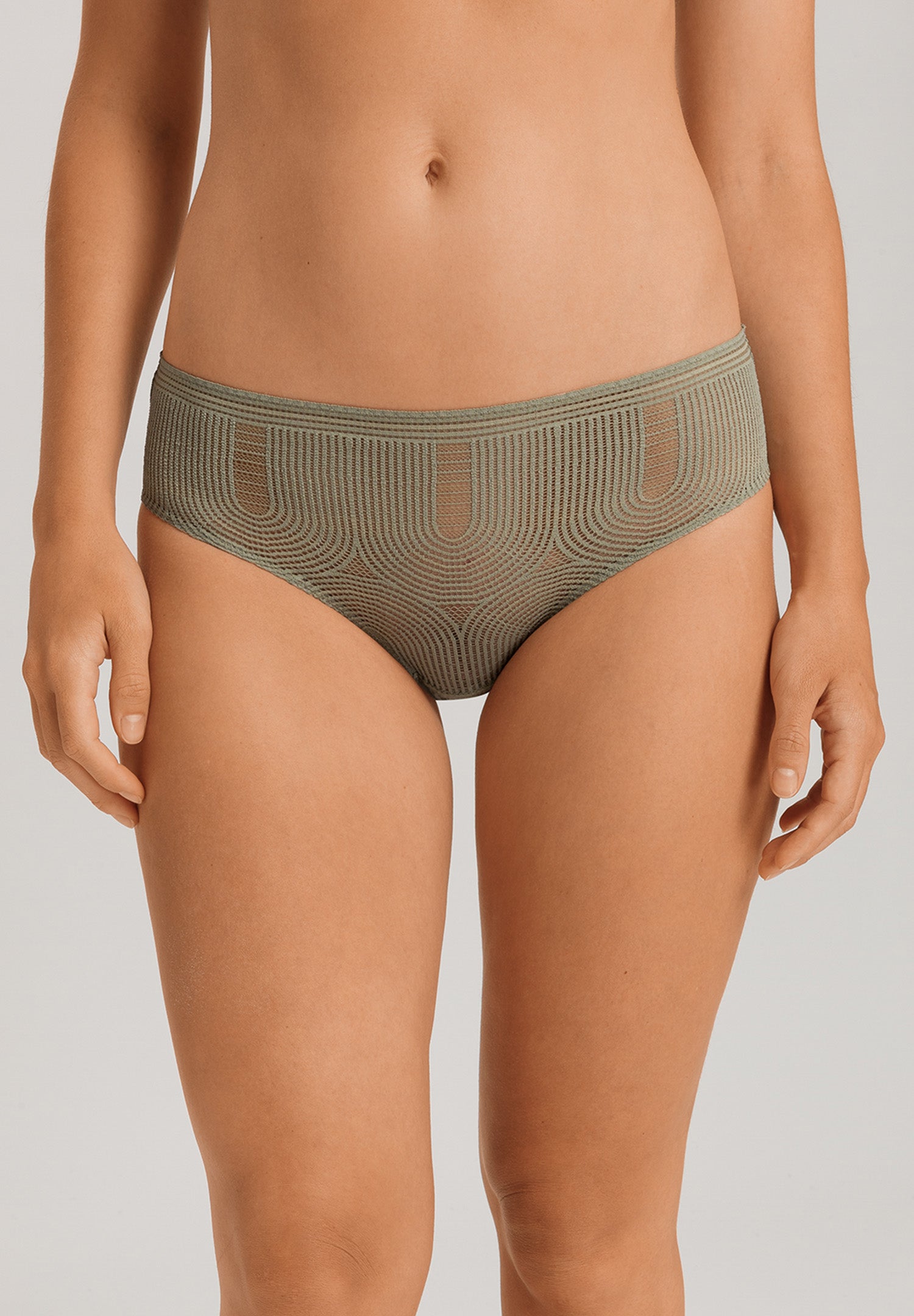 Martha Lace Hi-Cut Brief | Crystal Green 70884-2732