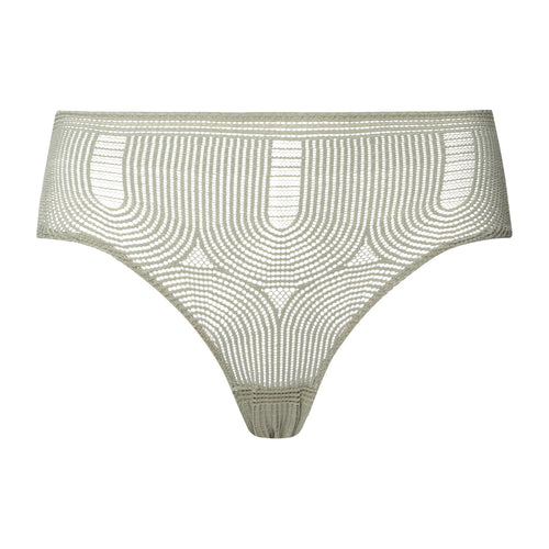 Martha Lace Hi-Cut Brief | Crystal Green 70884-2732