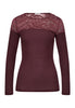 70900 Maria Long Sleeve Shirt - 2483 Deep Maroon