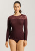 70900 Maria Long Sleeve Shirt - 2483 Deep Maroon