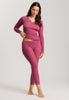 70910 Woolen Lace Leggings - 2414 Rose Wine