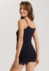 70911 Woolen Lace Spaghetti Cami - 019 Black