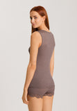 70912 Woolen Lace Tank Top - 2756 Stonewash