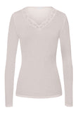 70914 Woolen Lace Long Sleeve Shirt - 2801 Pumice