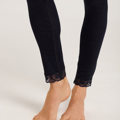 70969 Woolen Lace Leggings - 019 Black