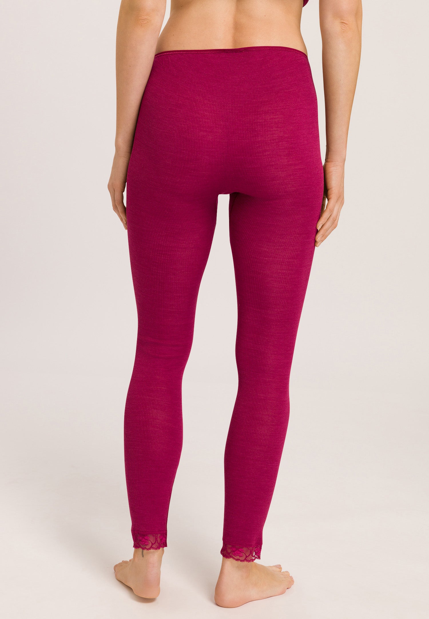 70969 Woolen Lace Leggings - 2406 Intense Garnet