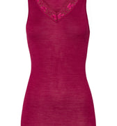 70971 Woolen Lace Tank Top - 2406 Intense Garnet