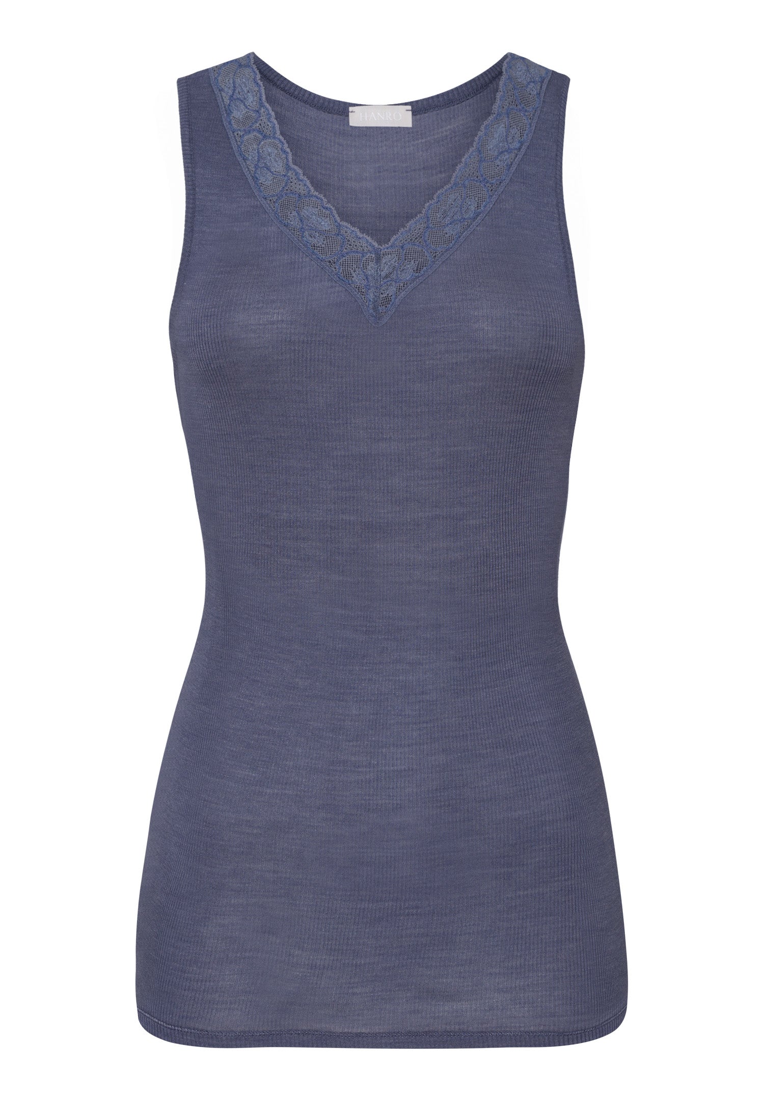 70971 Woolen Lace Tank Top - 2602 Nightshade