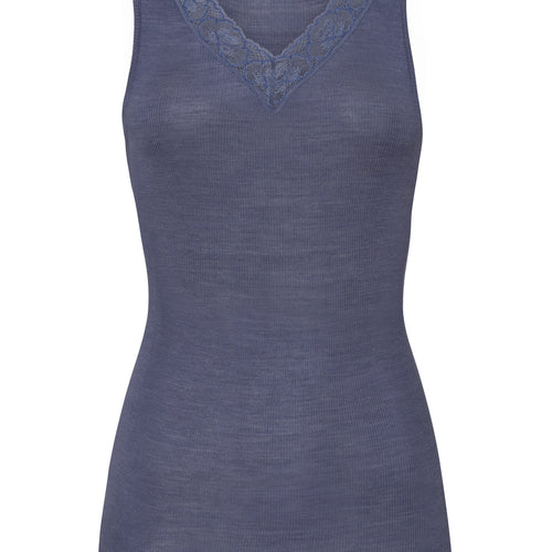 70971 Woolen Lace Tank Top - 2602 Nightshade