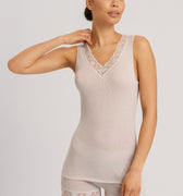 70971 Woolen Lace Tank Top - 2801 Pumice