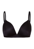 71071 Satin Deluxe Soft Cup Bra - 019 Black