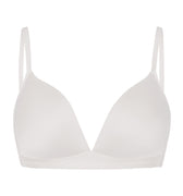 71071 Satin Deluxe Soft Cup Bra - 102 Off White