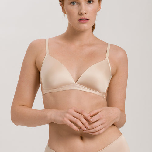 71071 Satin Deluxe Soft Cup Bra - 858 Natural