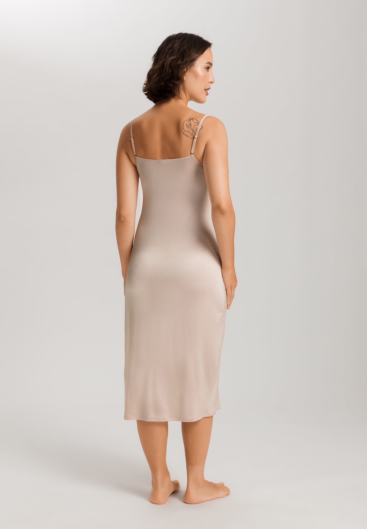 Satin Deluxe Bodydress | Natural 71078-858
