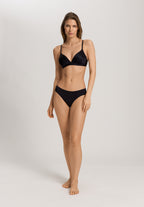Satin Deluxe Satin Jersey Bikini | Black 71125-019