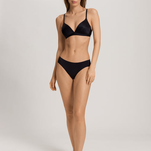 Satin Deluxe Satin Jersey Bikini | Black 71125-019