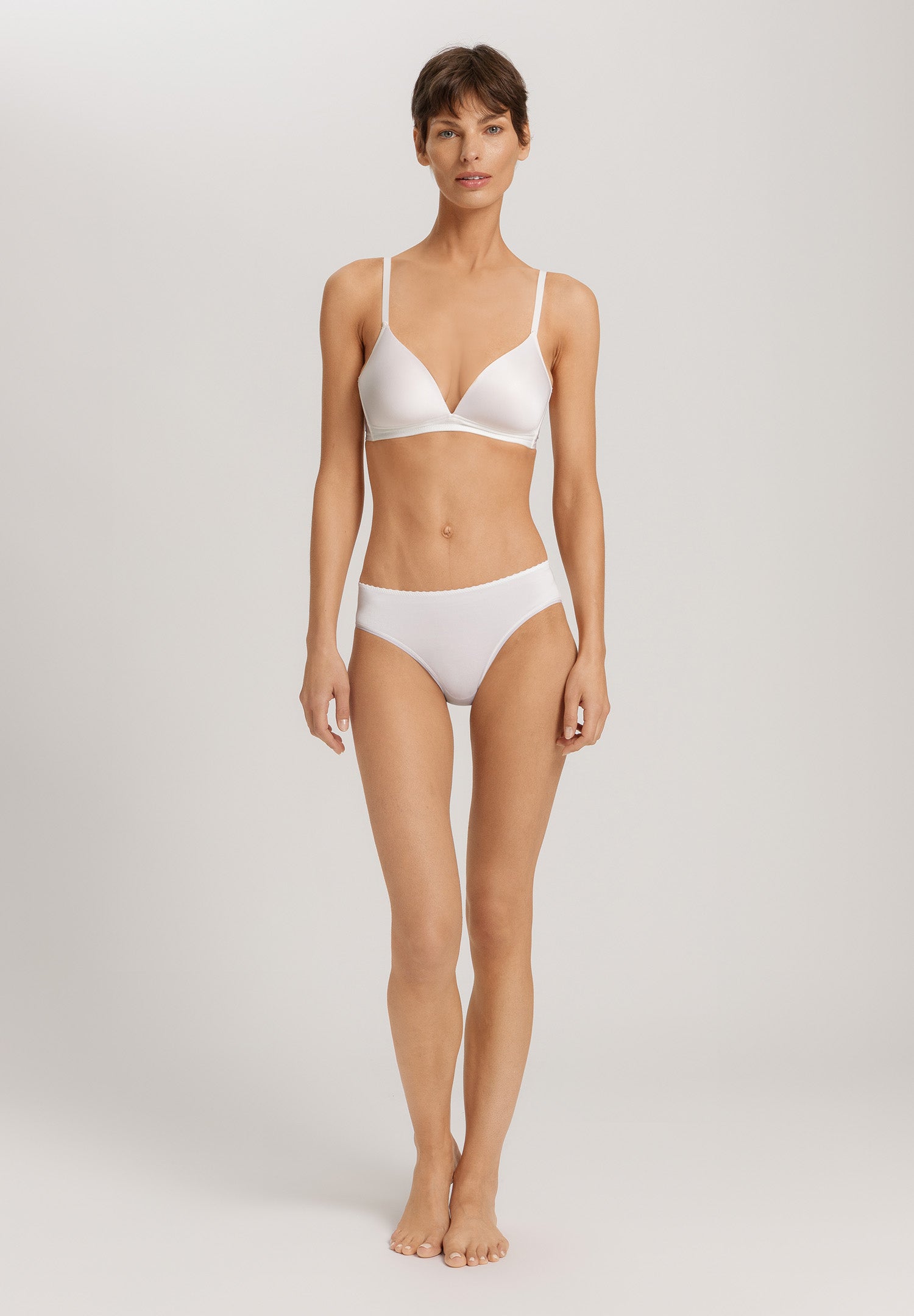 Satin Deluxe Satin Jersey Bikini | Off White 71125-102