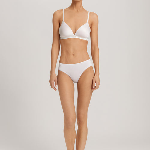 Satin Deluxe Satin Jersey Bikini | Off White 71125-102