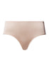 Satin Deluxe Satin Jersey Hi-Cut Briefs | Natural 71126-858