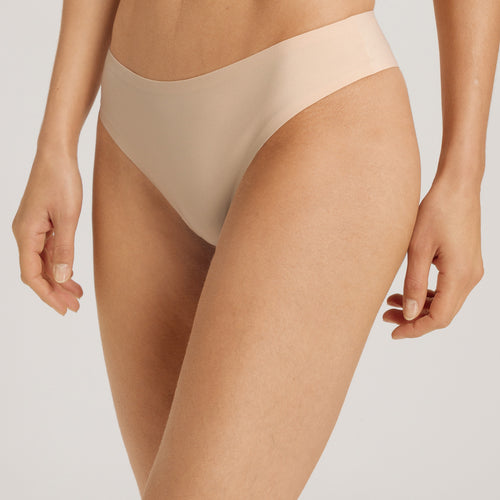 Invisible Touch Microfiber Seamless Thong | Beige 71140-274