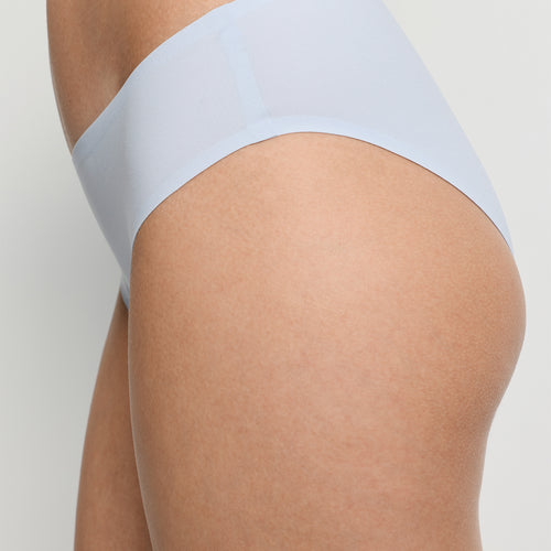 Invisible Touch Microfiber Seamless High Cut Brief | Blue Dove 71141-2581
