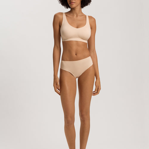 Invisible Touch Microfiber Seamless Bikini | Beige 71141-274