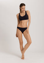 Invisible Touch Microfiber Seamless Hi-Cut Briefs | Black 71142-019