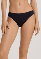Invisible Touch Microfiber Seamless Hi-Cut Briefs | Black 71142-019