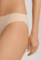 Invisible Touch Microfiber Seamless Hi-Cut Briefs | Beige 71142-274