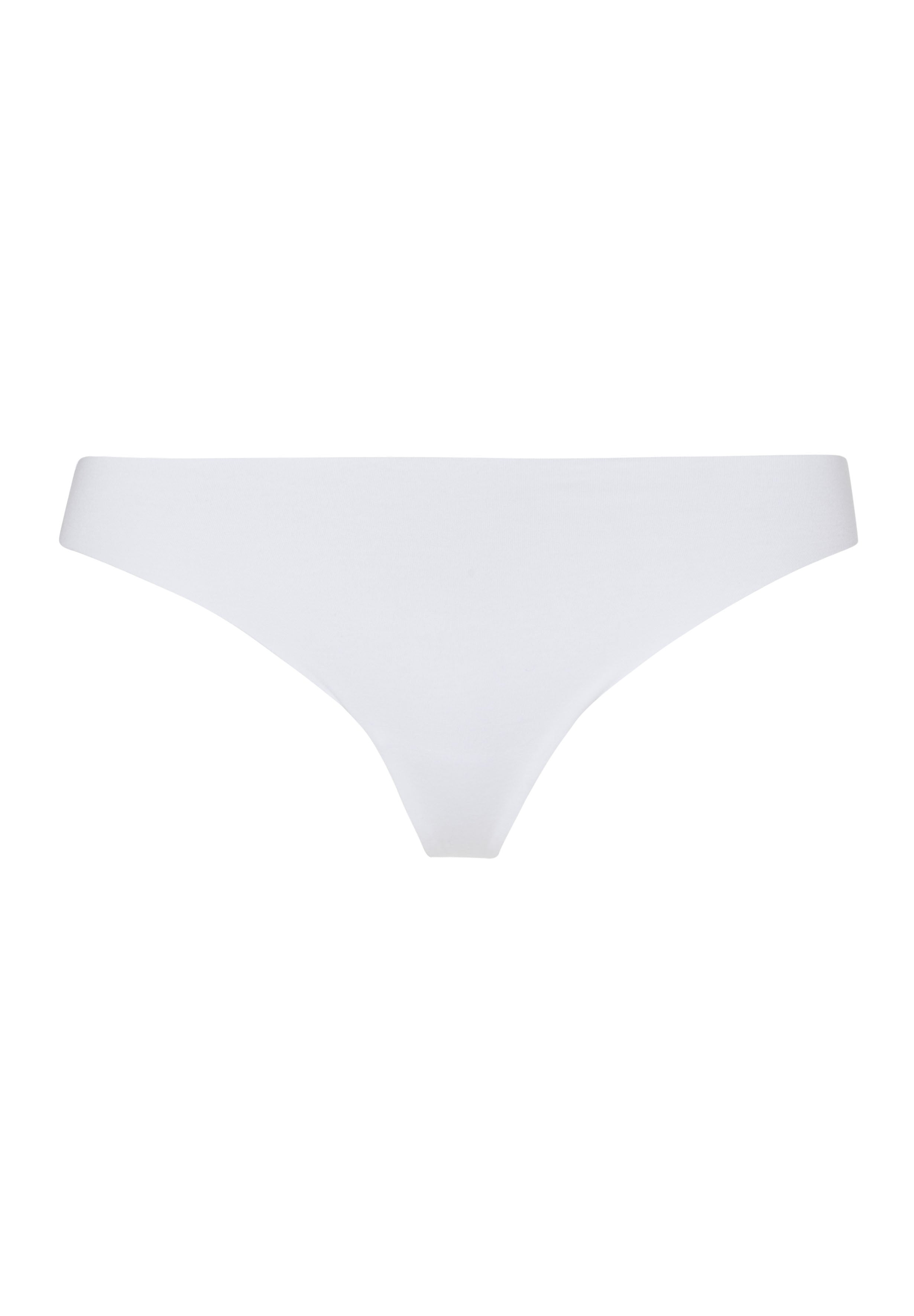 71225 Invisible Cotton Thong - 101 White