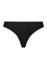 Invisible Cotton Cotton Blend Thong | Black 71242-019