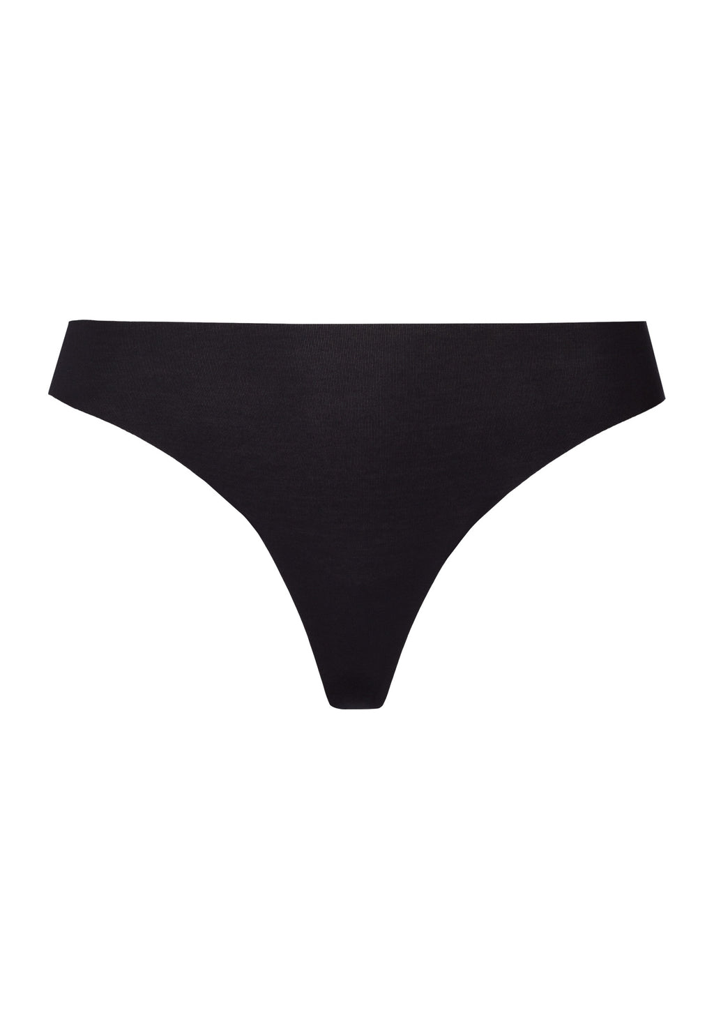 Invisible Cotton Cotton Blend Thong | Black 71242-019