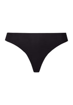 Invisible Cotton Cotton Blend Thong | Black 71242-019