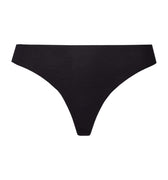 Invisible Cotton Cotton Blend Thong | Black 71242-019