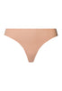 Invisible Cotton Cotton Blend Thong | Beige 71242-1272