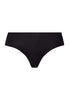 Invisible Cotton Cotton Blend Hi-Cut Brief | Black 71243-019