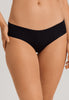Invisible Cotton Cotton Blend Hi-Cut Brief | Black 71243-019