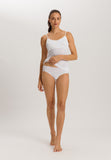Invisible Cotton Cotton Blend Hi-Cut Brief | White 71243-101