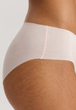 Invisible Cotton Cotton Blend Hi-Cut Brief | Powder 71243-1381